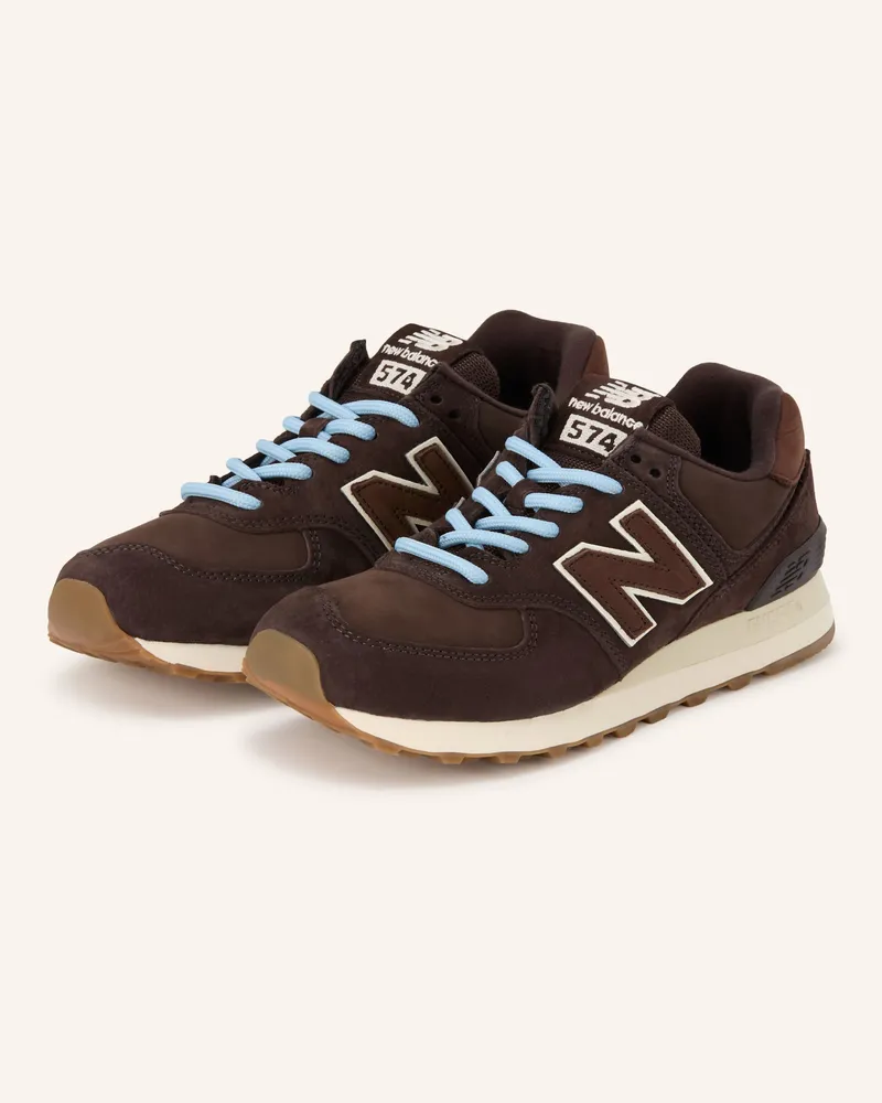 New Balance Sneaker 574 braun Dunkelbraun