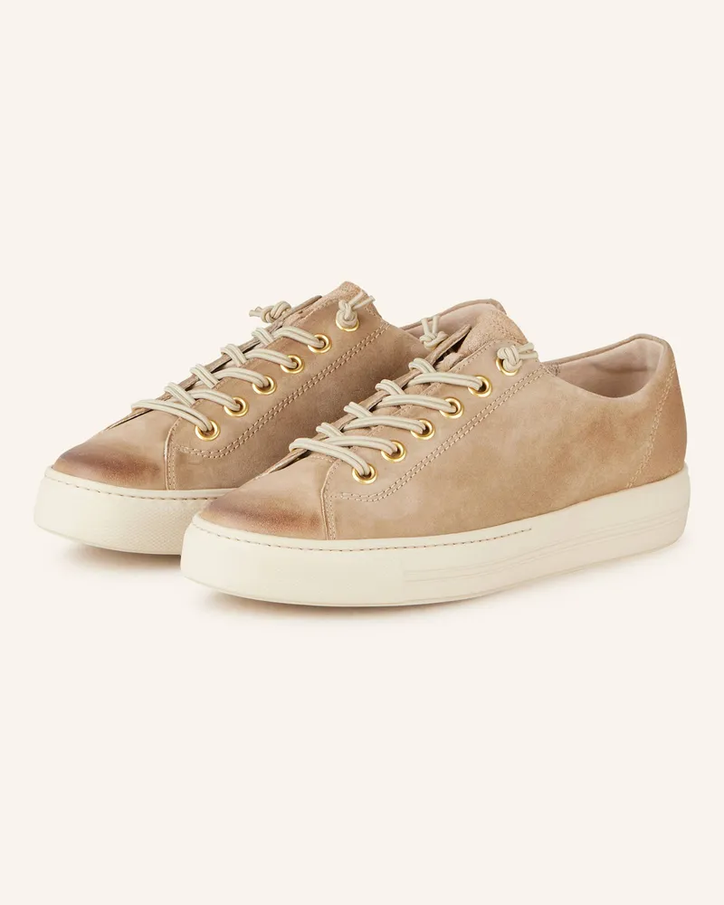 paul green Sneaker braun Beige