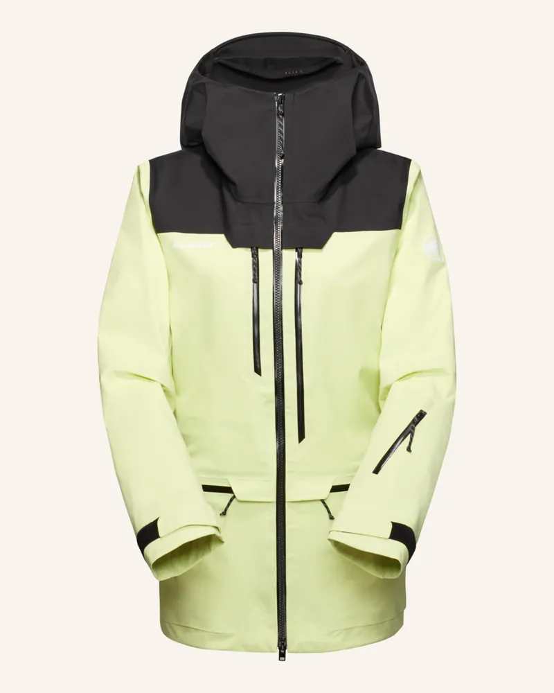 Mammut Hardshell-Skijacke Haldigrat gelb Gelb