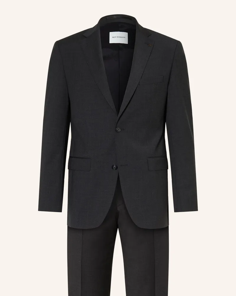 Roy Robson Anzug Slim Fit grau Dunkelgrau