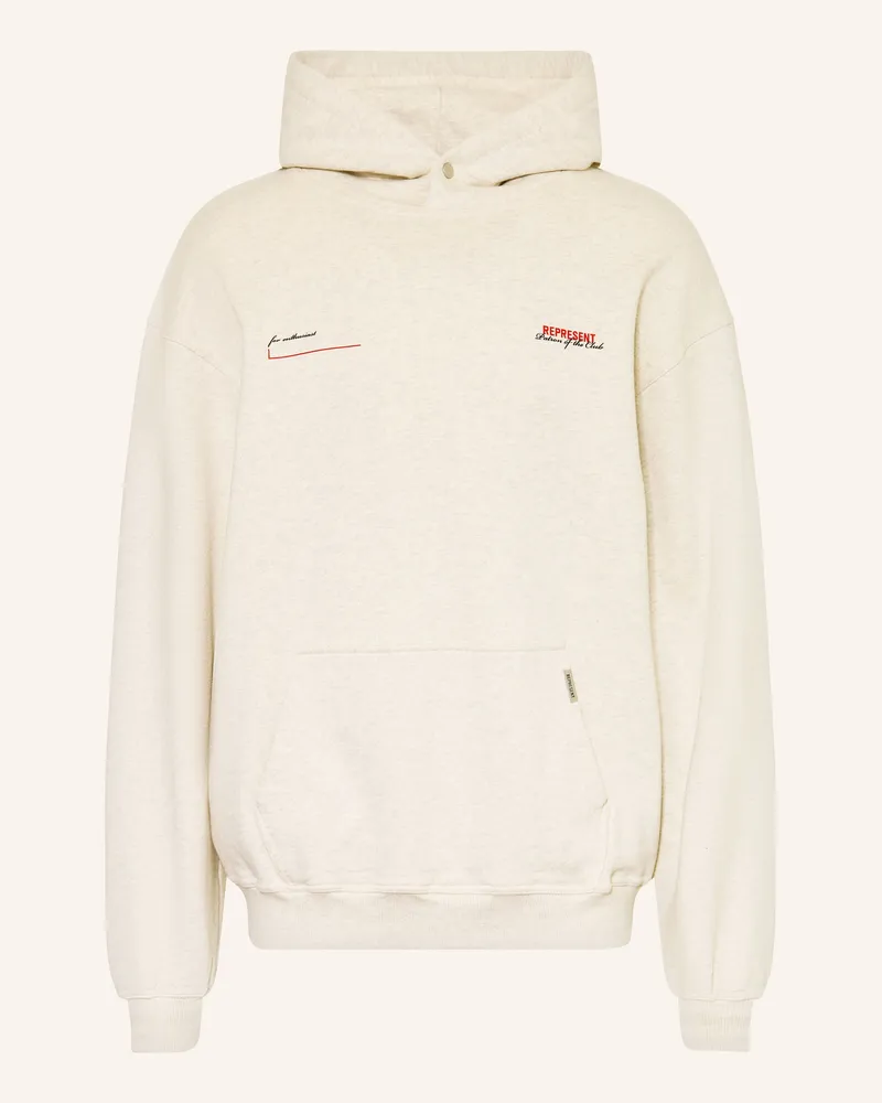 REPRESENT Hoodie Patron Of The Club weiss Hellgrau