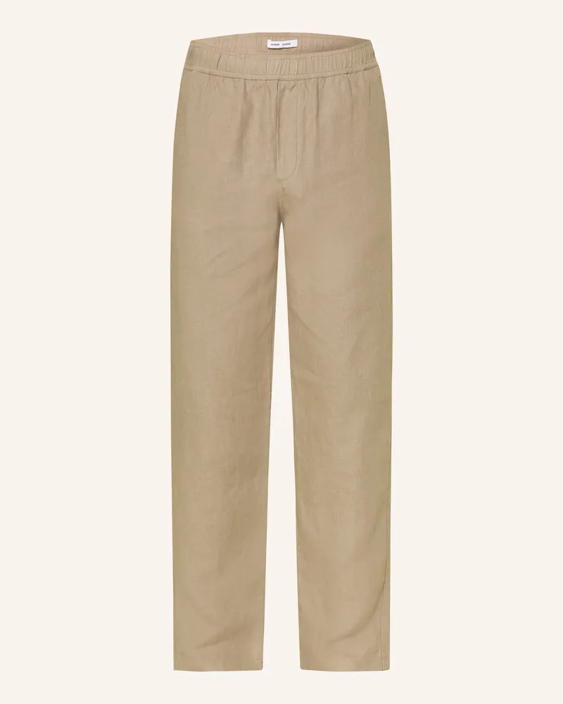 Samsøe & Samsøe Leinenhose Sajabari Regular Fit beige Beige