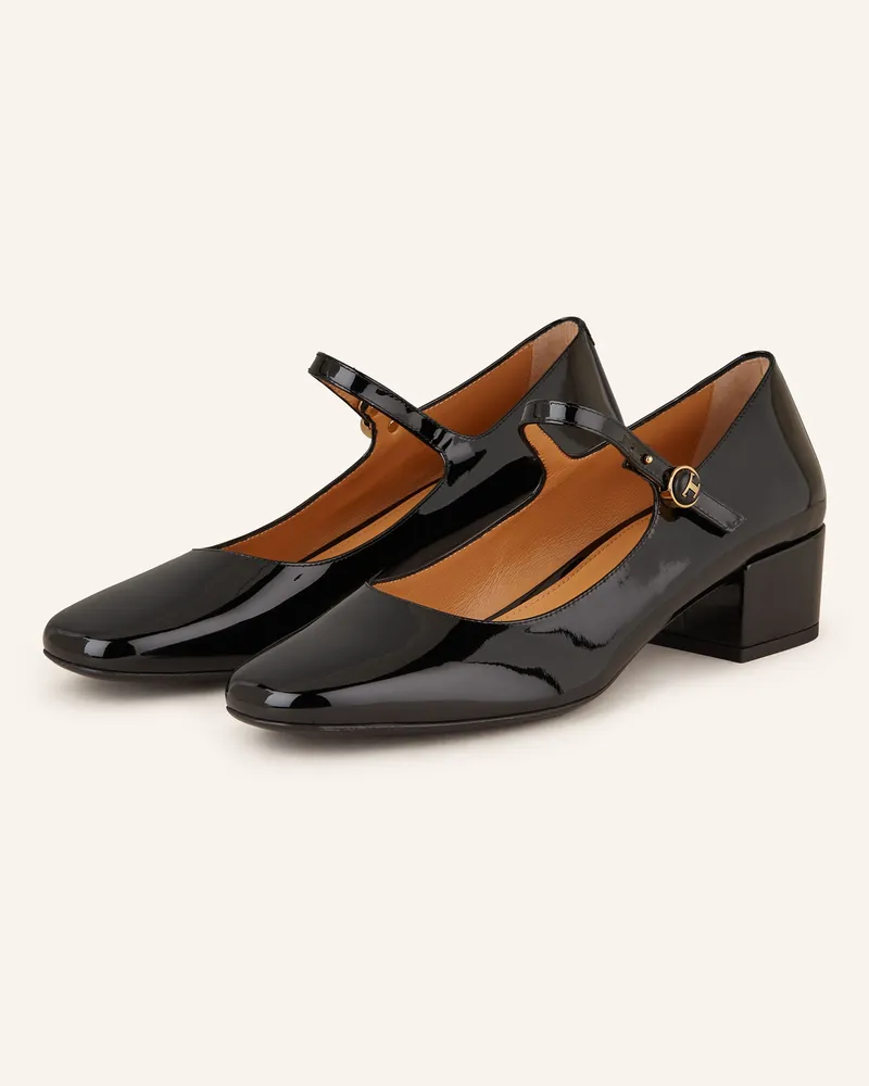 TOD'S Mary-Jane-Pumps Schwarz