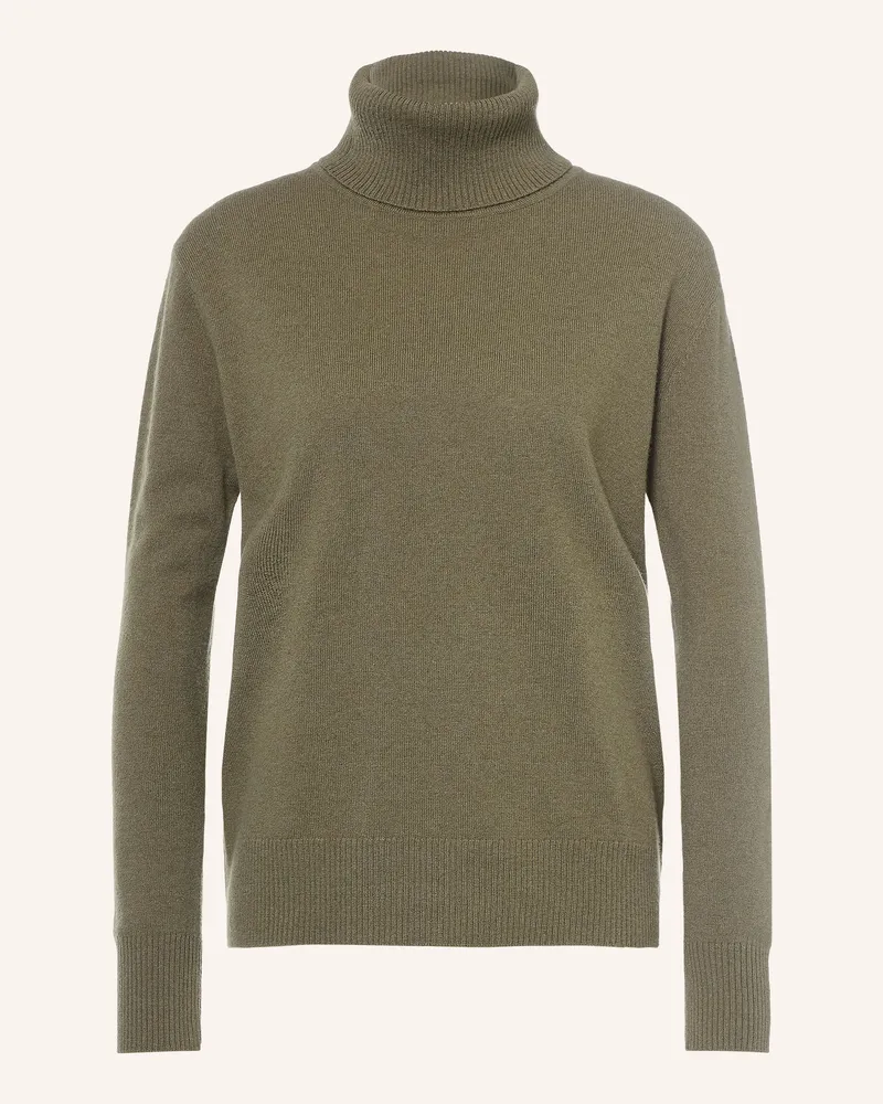 Rosemunde Rollkragenpullover Laica Mit Cashmere gruen Grün