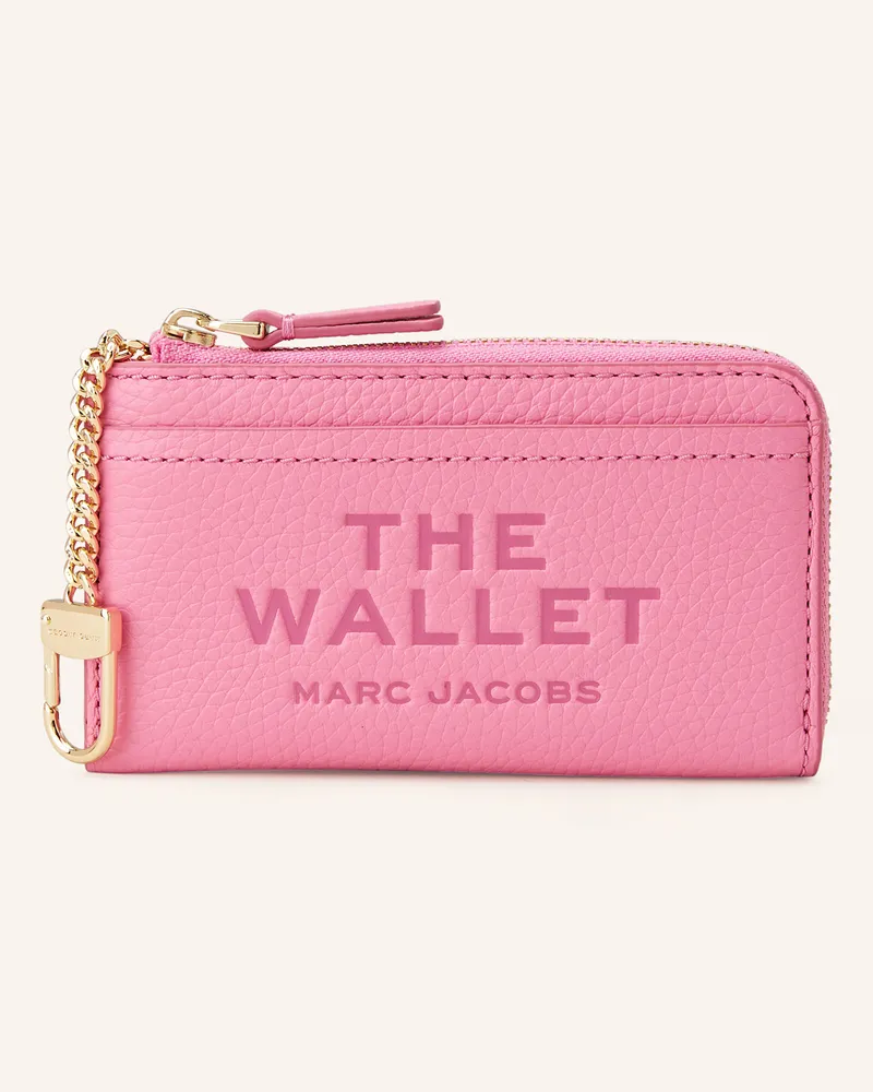 Marc Jacobs Geldbörse THE LEATHER TOP ZIP MULTI WALLET Pink