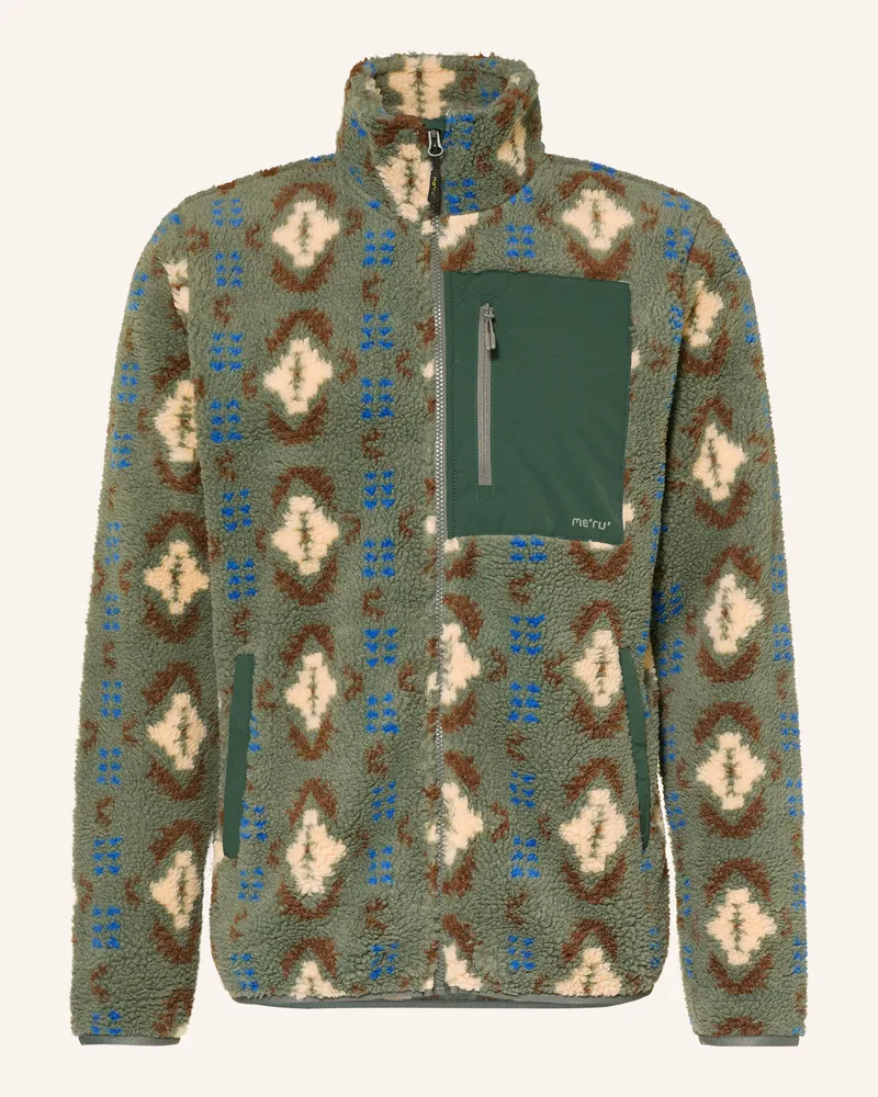me°ru' Fleecejacke Rennes gruen Grün