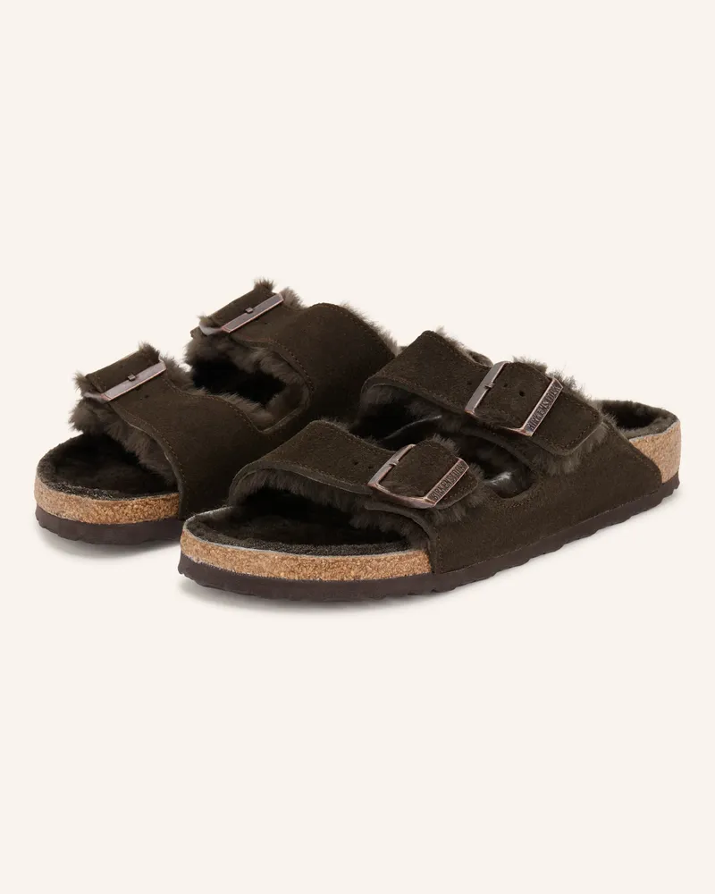 Birkenstock Pantoletten Arizona braun Dunkelbraun