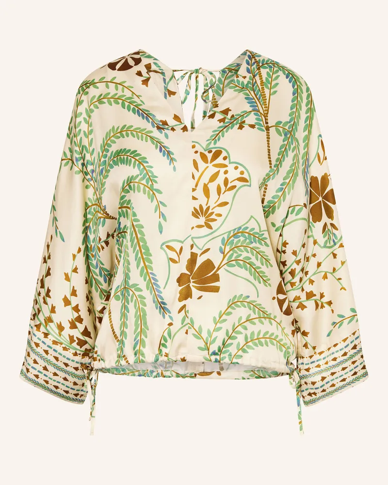 Riani Blusenshirt aus Satin mit 3/4-Arm Creme