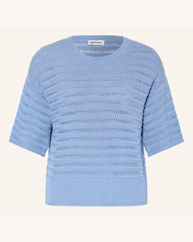 More & More Strickshirt Blau