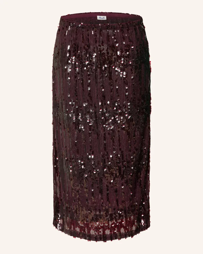 Baum und Pferdgarten Rock Jaino Mit Pailletten rot Dunkelrot