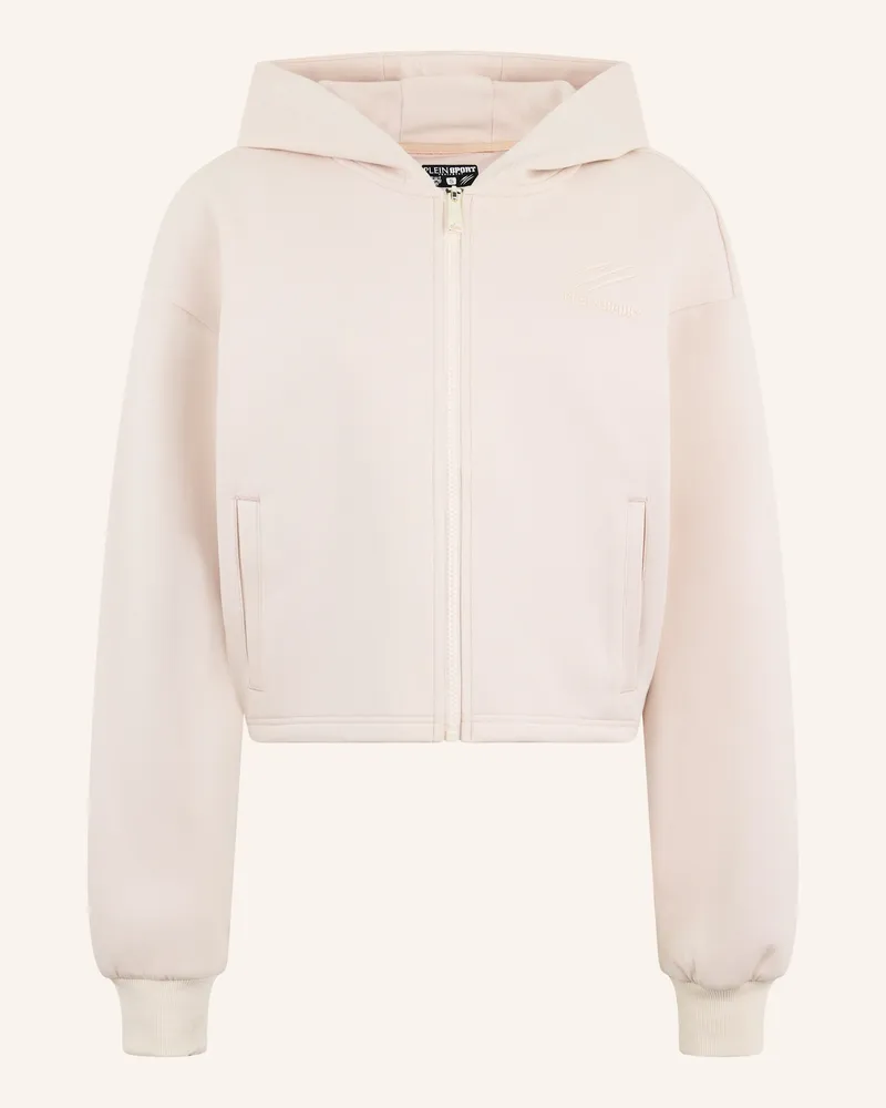 Philipp Plein Plein Sport Zip Hoodie Icon Scratch rosa Rosa