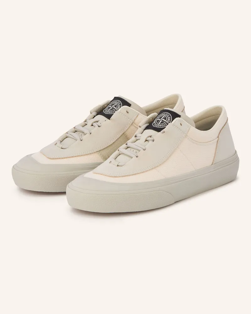 Stone Island Sneaker weiss Ecru