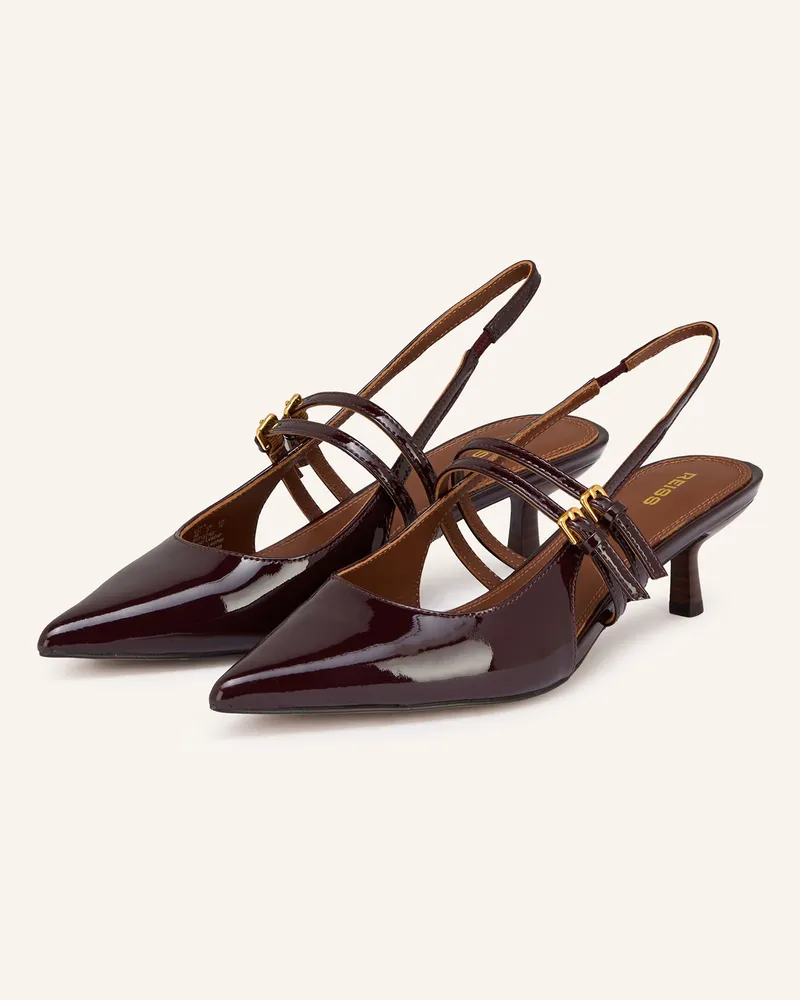 Reiss Slingpumps ISLA Dunkelrot