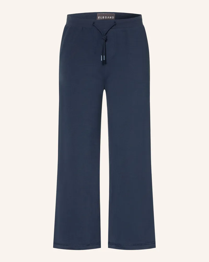 ELBSAND 7/8-Hose Sanna Aus Jersey blau Dunkelblau
