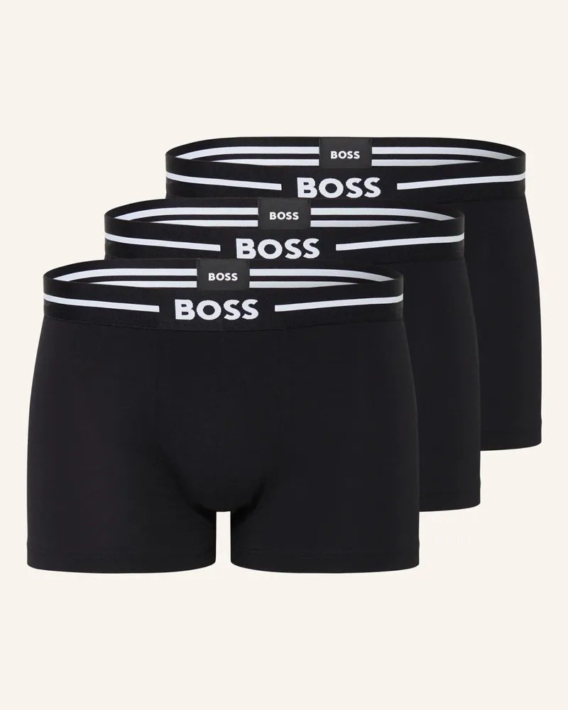 HUGO BOSS 3er-Pack Boxershorts Schwarz