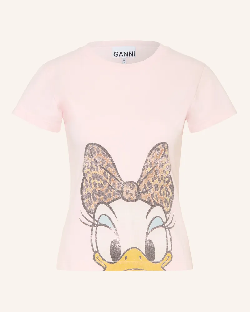 Ganni T-Shirt Hellrosa