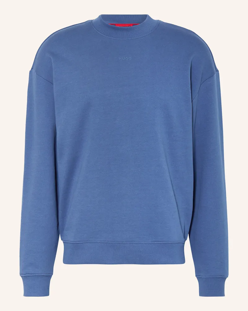 HUGO BOSS Sweatshirt DAPOCREW Blau
