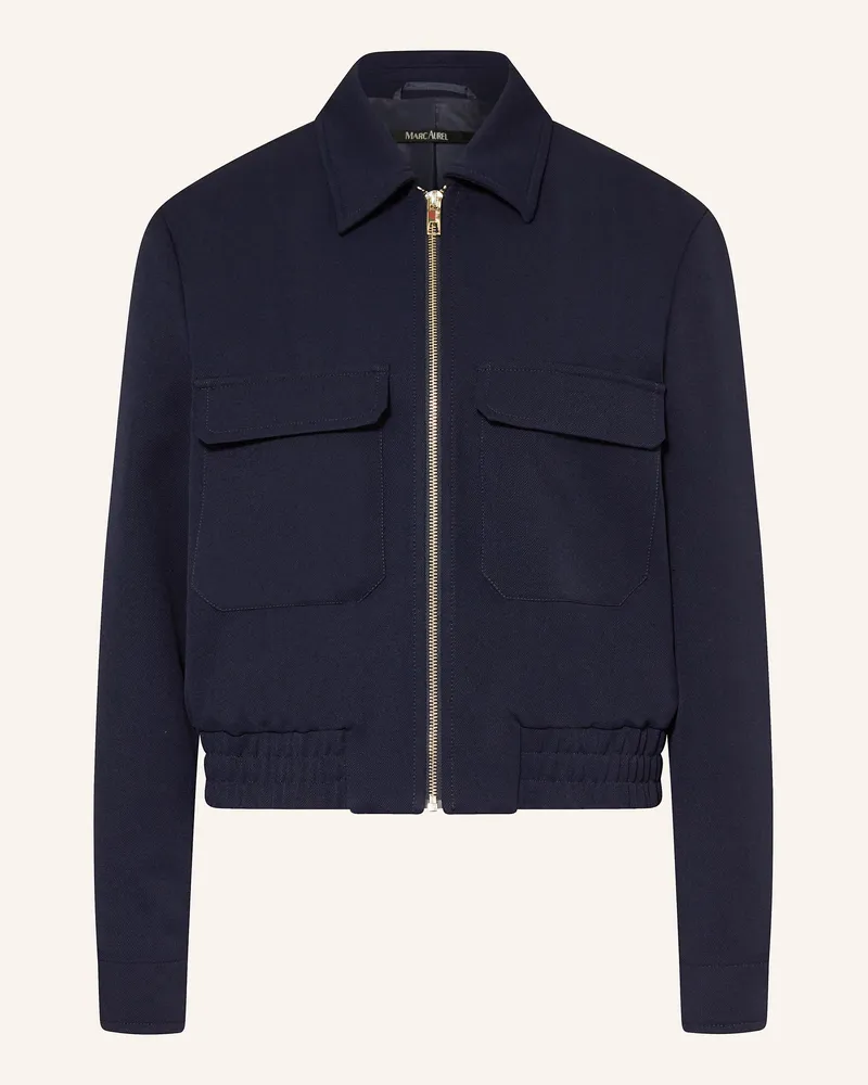 MARC AUREL Kastenjacke Dunkelblau