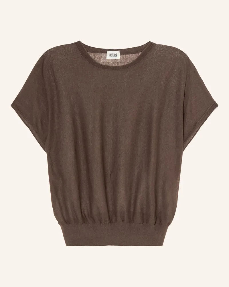 Drykorn Strickshirt Gerlotta braun Dunkelbraun