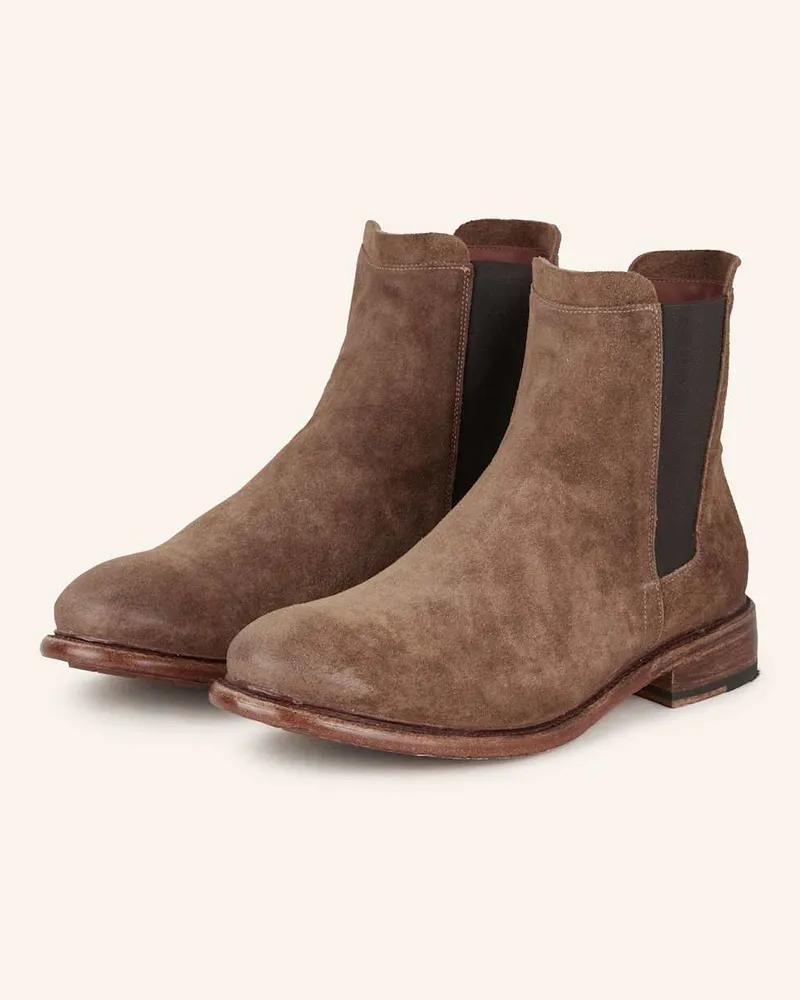 Cordwainer Chelsea-Boots - BRAUN Beige