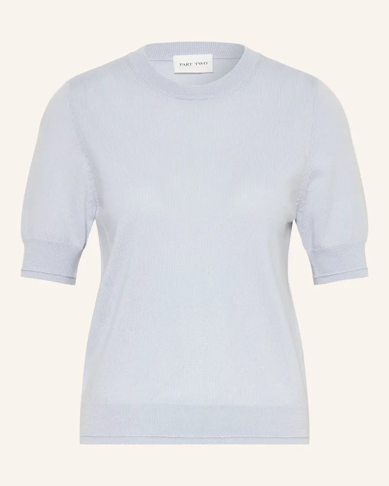 Part Two Strickshirt Natanyapw blau Hellblau