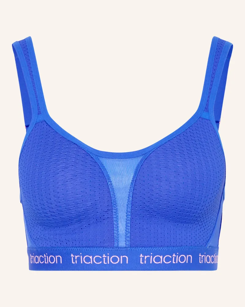 Triumph Sport-Bh Triaction Energy Lite Mit Mesh blau Blau