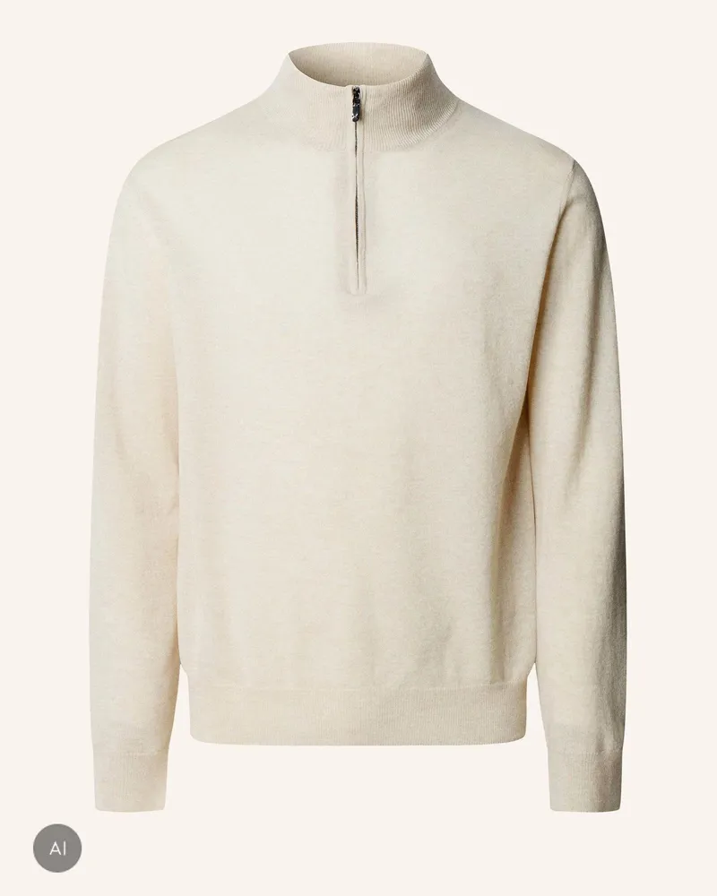 Hackett Pullover Sr Cashmere Hzip beige Beige
