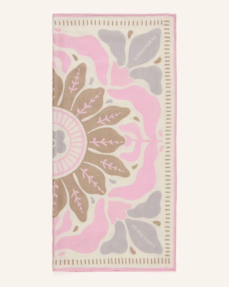 Puschoen Seidentuch Creme