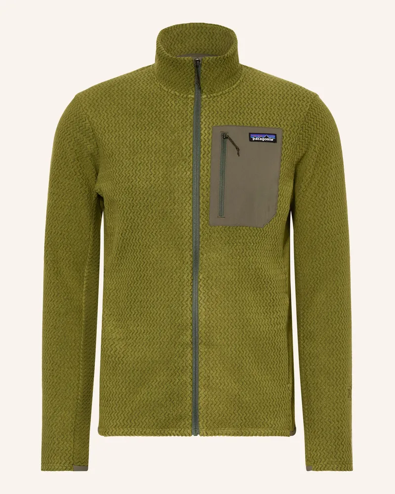 Patagonia Fleecejacke r1 Air gruen Oliv