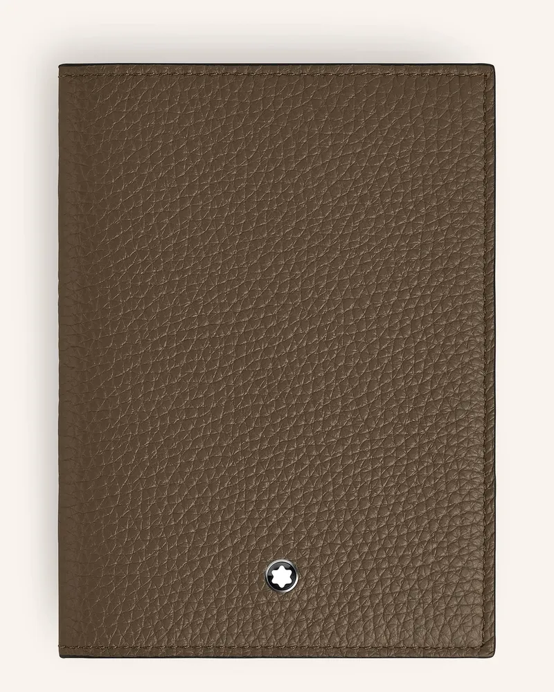 Montblanc Reisepass-Etui schwarz Khaki