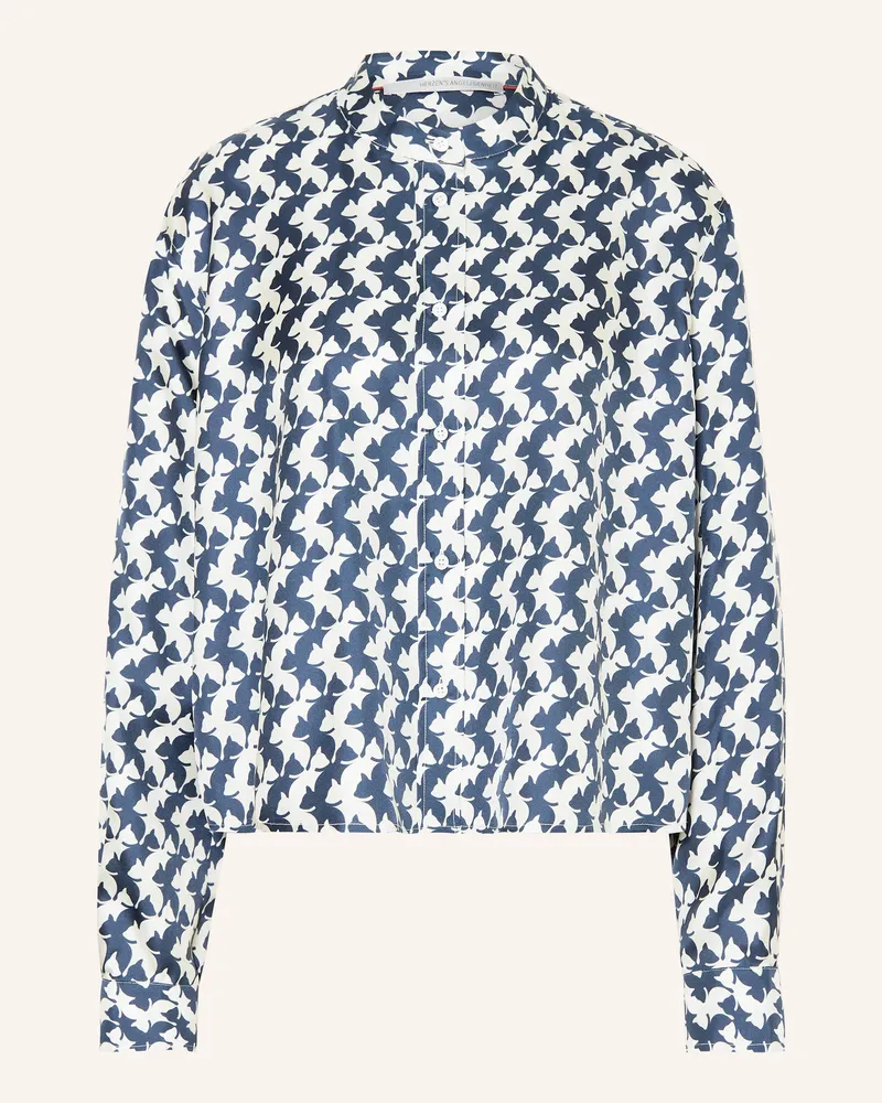 Herzen's Angelegenheit Seidenbluse Dunkelblau