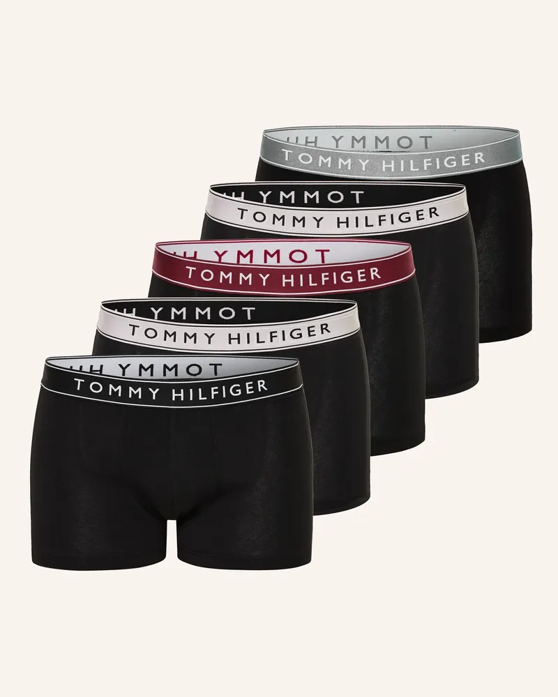 Tommy Hilfiger 5er-Pack Boxershorts schwarz Schwarz