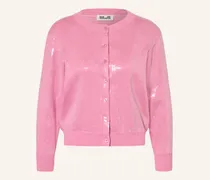 Strickjacke Caylee Mit Pailletten rosa