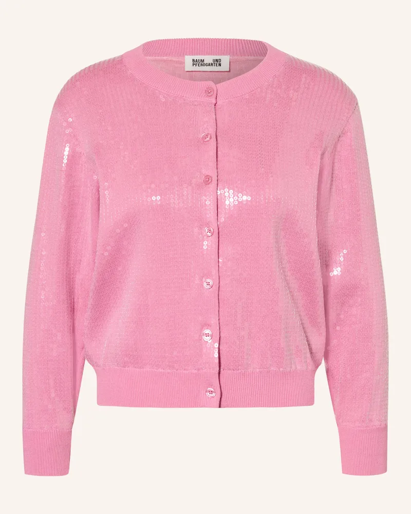 Baum und Pferdgarten Strickjacke Caylee Mit Pailletten rosa Rosa