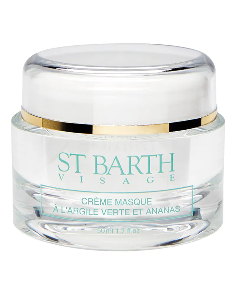 LIGNE ST BARTH Visage Purifying Cream Mask with Green Clay & Pineapple 50 g 