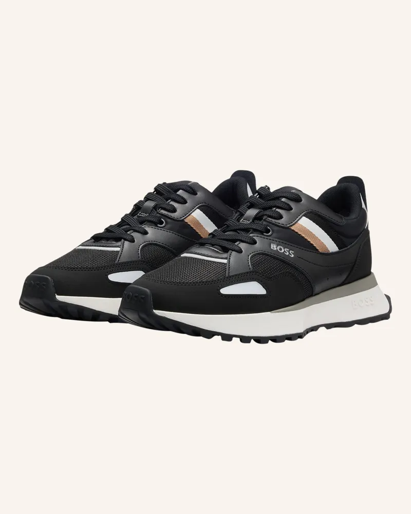 HUGO BOSS Sneaker JONAH_RUNN_MX_N Schwarz