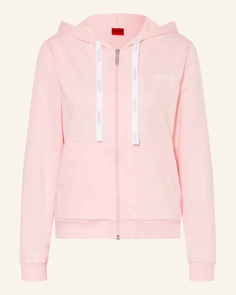 HUGO BOSS Lounge-Sweatjacke rosa Rosa