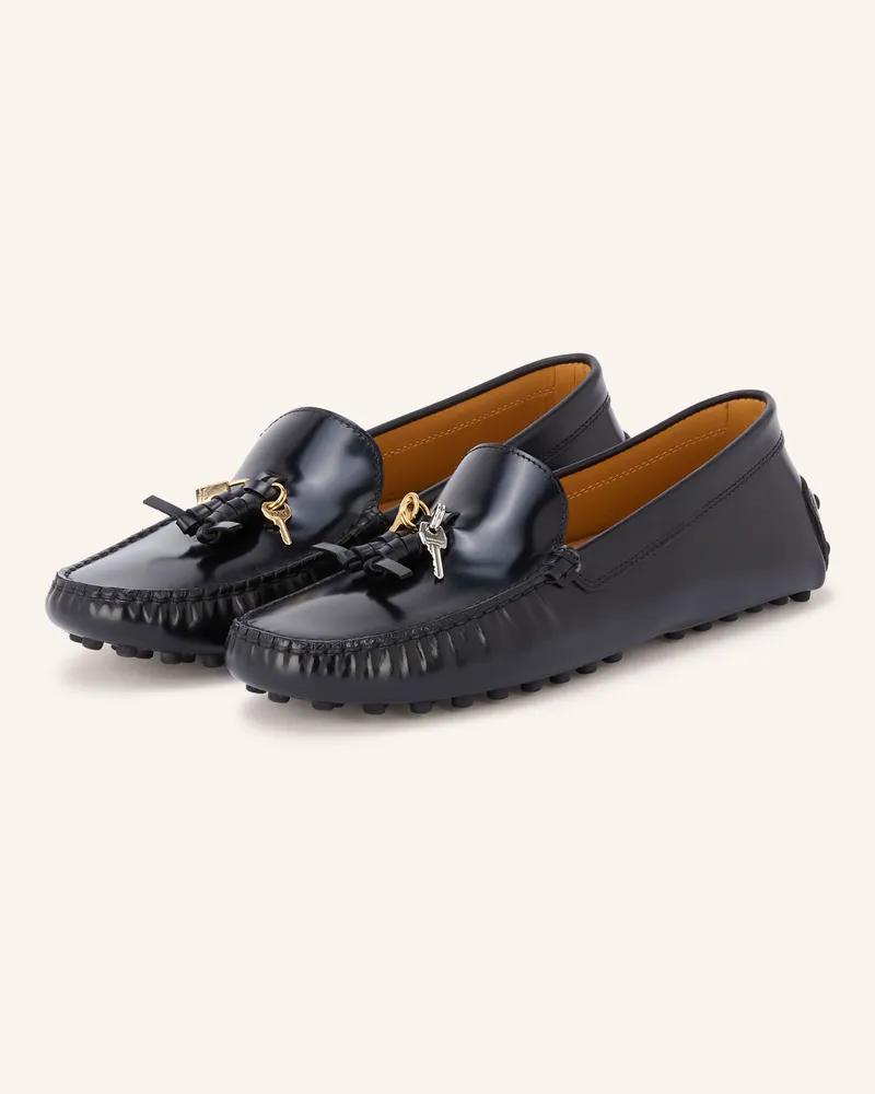 TOD'S Mokassins Gommino schwarz Schwarz
