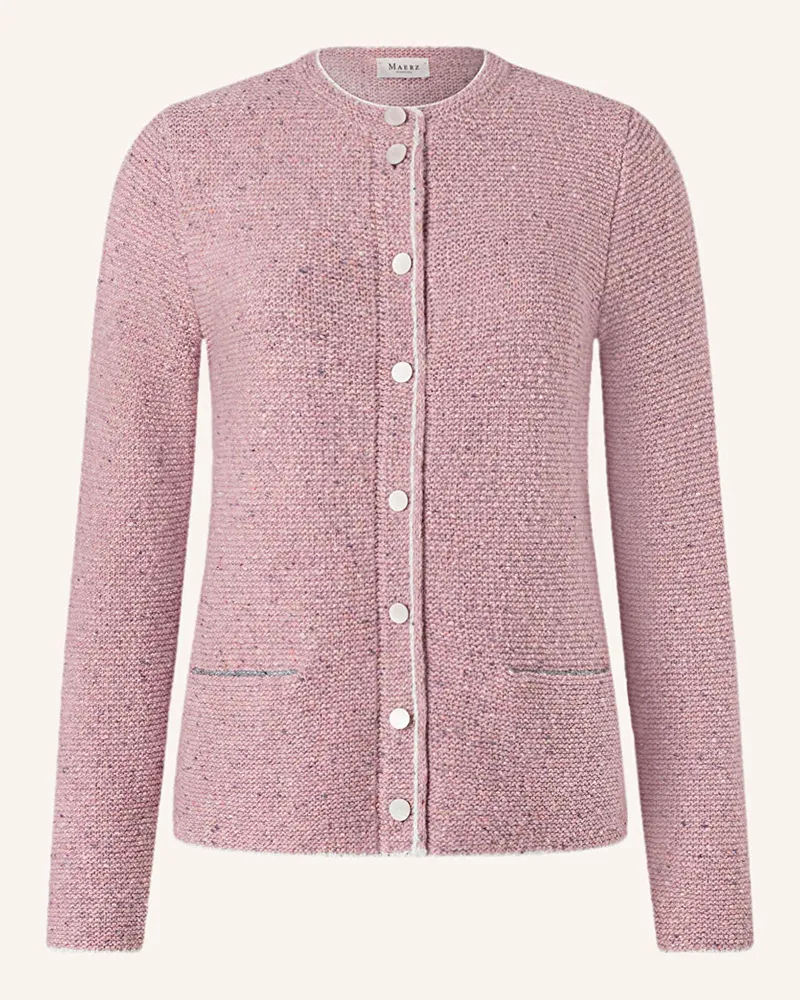 Maerz Strickjacke aus Bouclé Rosa