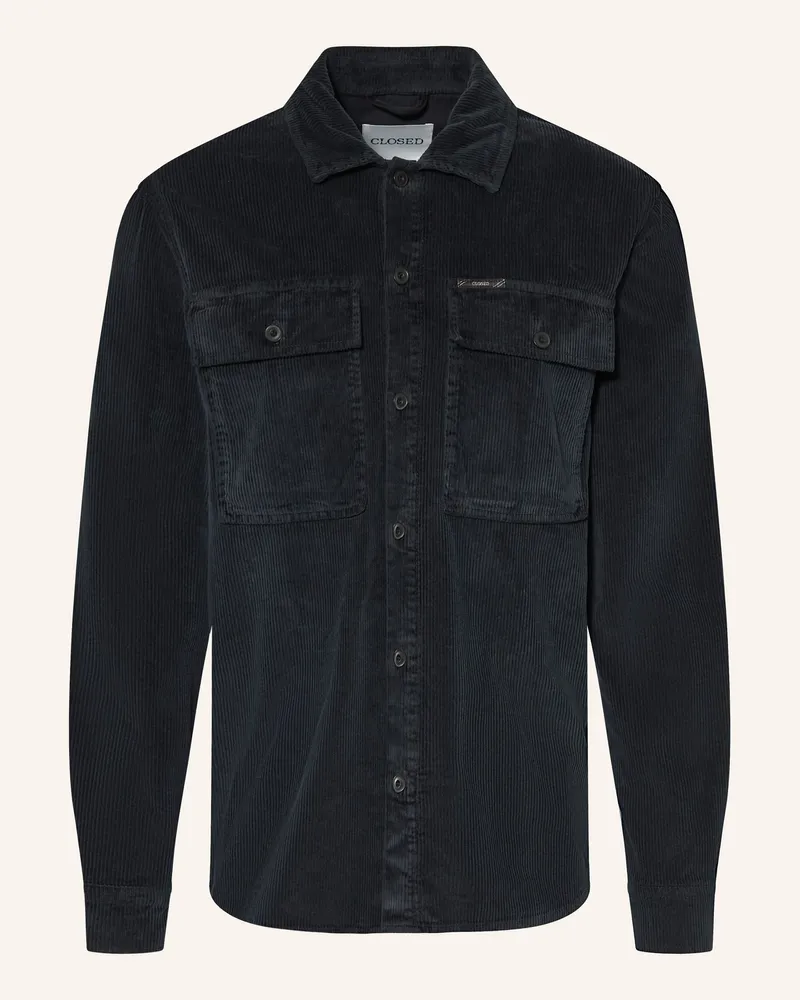 Closed Cord-Overjacket Schwarz