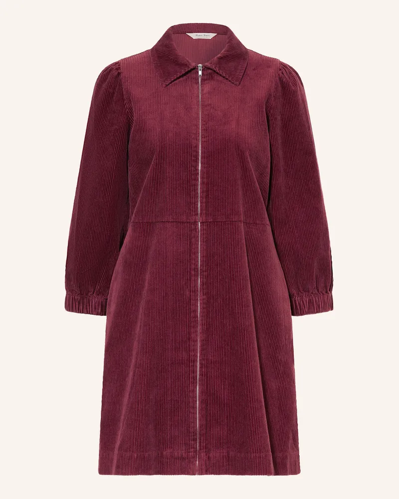 Part Two Hemdblusenkleid EYVORPW aus Cord Dunkelrot
