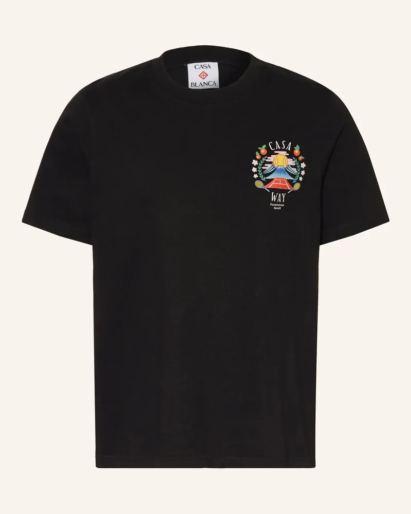 Casablanca Paris T-Shirt Schwarz