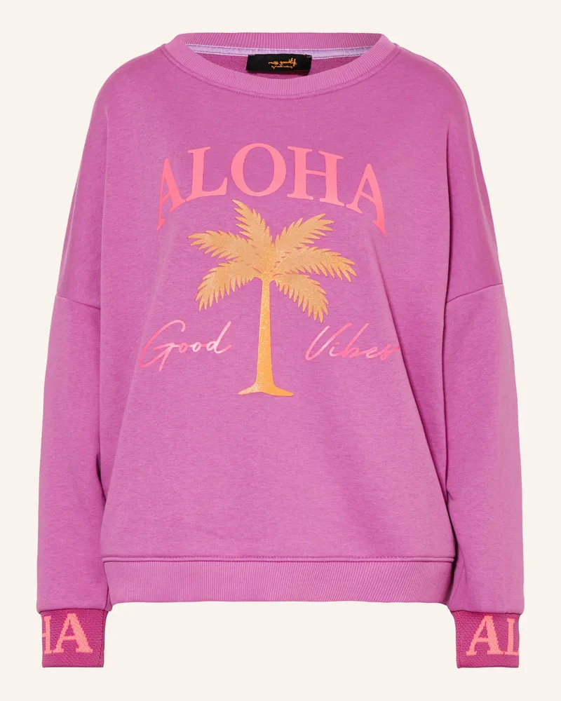 Miss Goodlife Sweatshirt lila Fuchsia