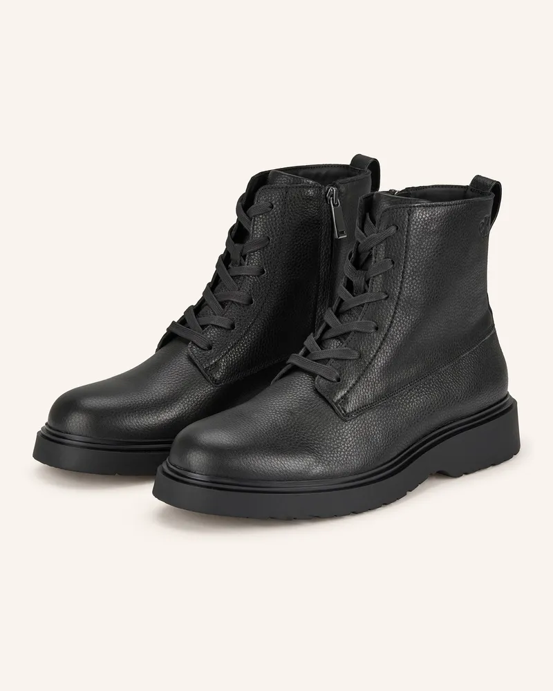 Calvin Klein Schnürboots schwarz Schwarz