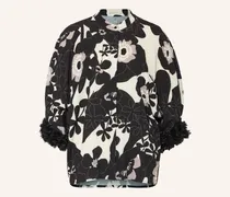 Leinenbluse mit 3/4-Arm