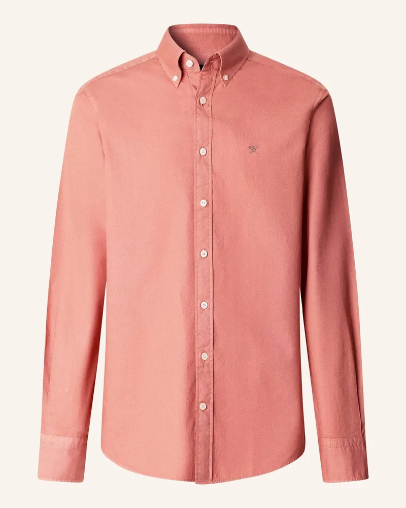 Hackett Freizeithemd Ess Gmt Dyed Oxford rosa Rot