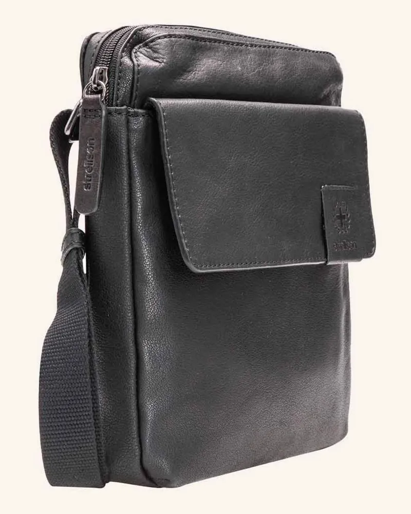 Strellson Schultertasche Hyde Park Marcus schwarz Schwarz
