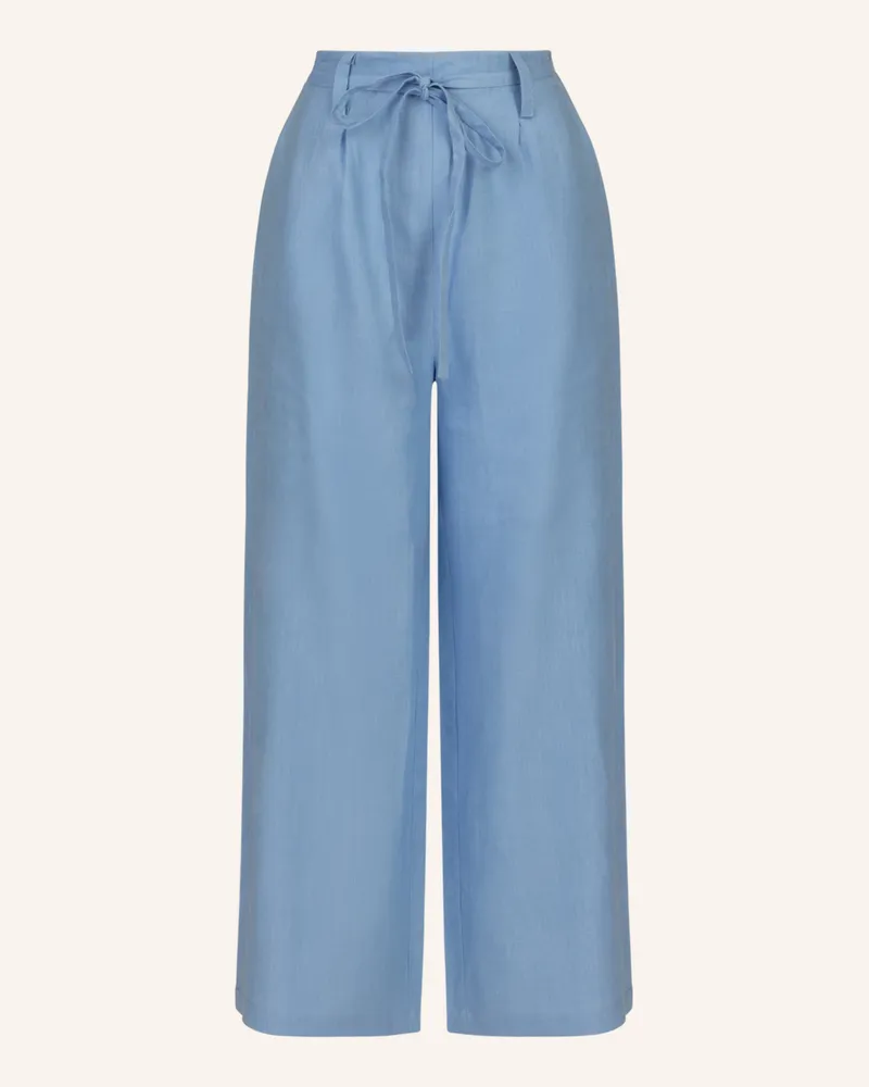 Mint & Mia Leinen Hose Hellblau