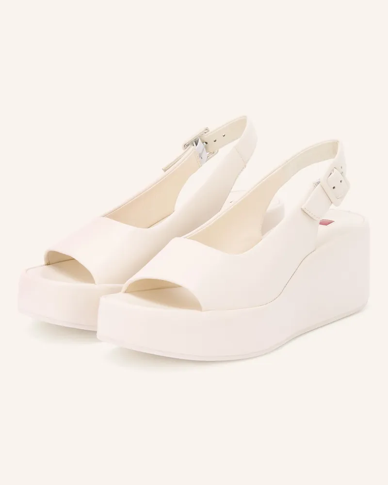 Högl Plateau-Sandalen braun Creme