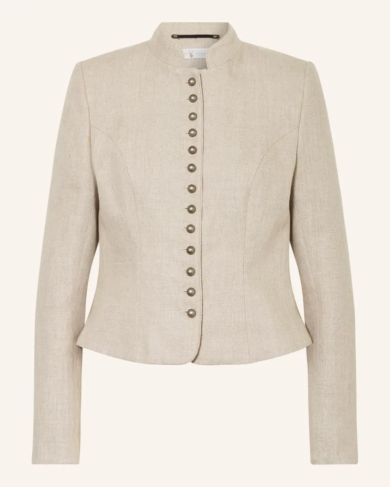 Johann & Johanna Leinenjanker Beige